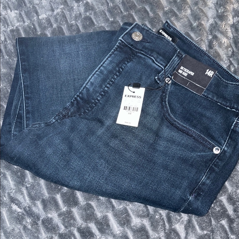 Express Midnight Blue Skyscraper Women’s Jeans